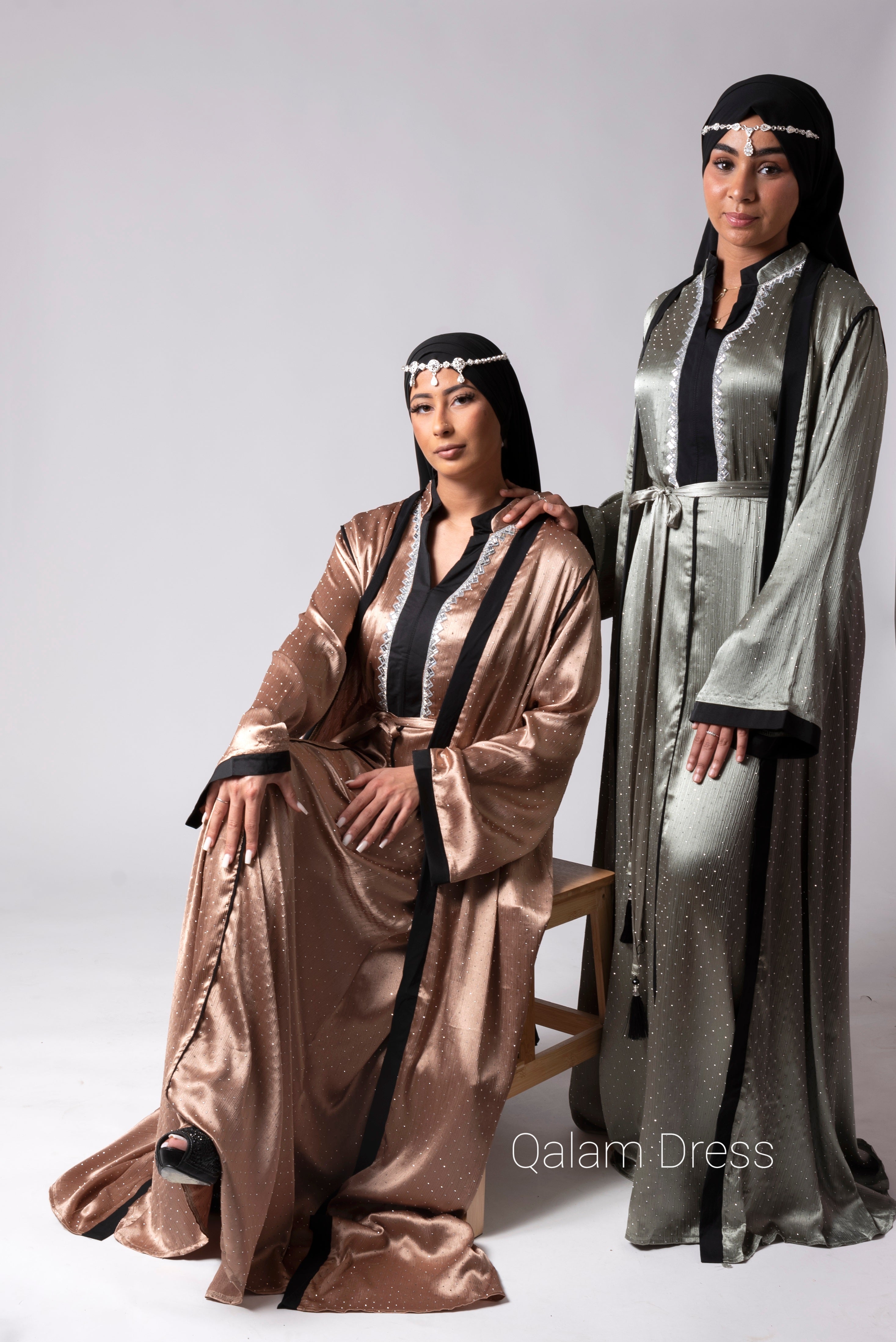 Ensemble caftan Nayra kimono  + sous-robe - Tendance hijab