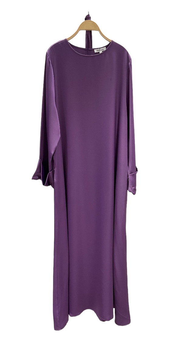 Abaya Satinée Aïd Vibes - Tendance HIjab 1869