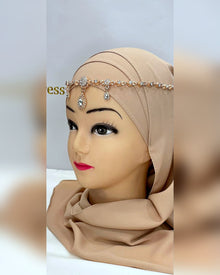 Bijou de front Alayna pour compléter une tenue de cérémonie