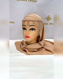 Accessoire de tête Alayna à inspiration orientale pour mariage