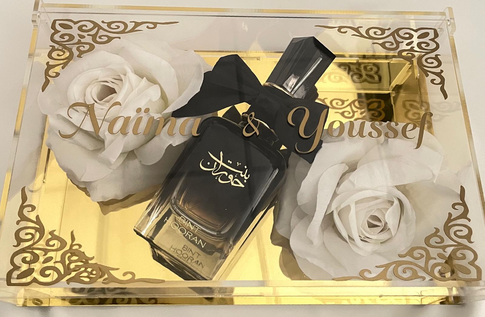 Boite Luxe prénoms personnalisable plexiglas box