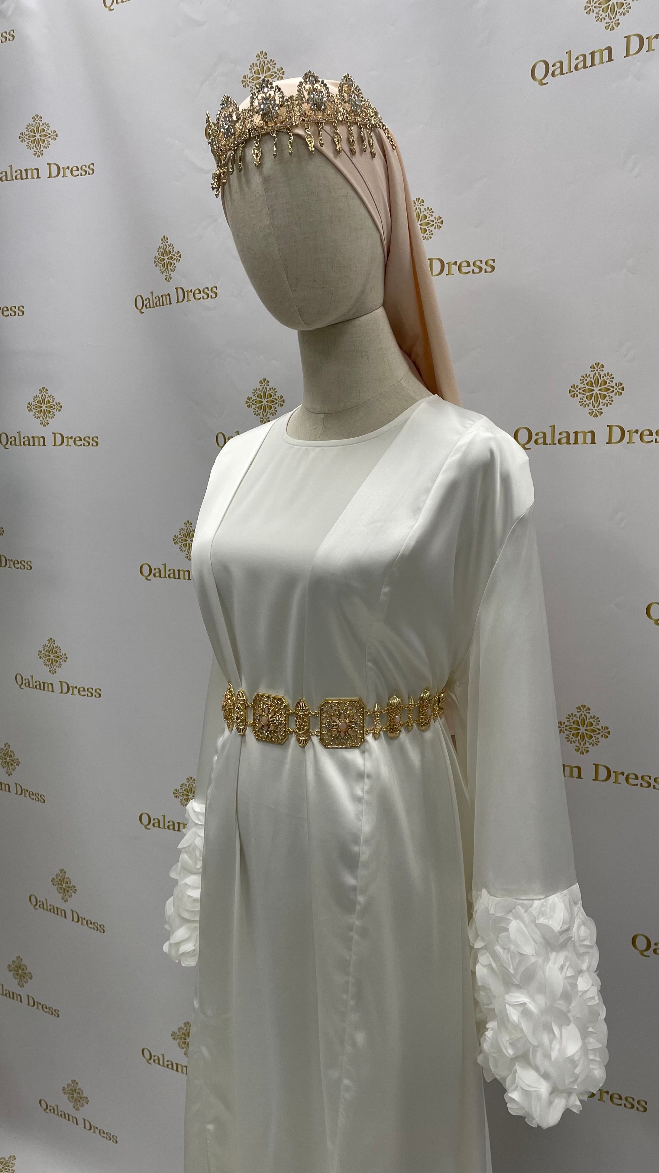 mode modste hijab mariage abaya hijeb hijab tunique jilbeb mode modeste fashion qalam dress boutique musulmane femme voilées hijab france robe abaya blanche