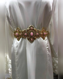 Ceinture caftan mariage oriental  mode modste hijab mariage abaya hijeb hijab tunique jilbeb mode modeste fashion qalam dress boutique musulmane femme voilées hijab france robe abaya blanche