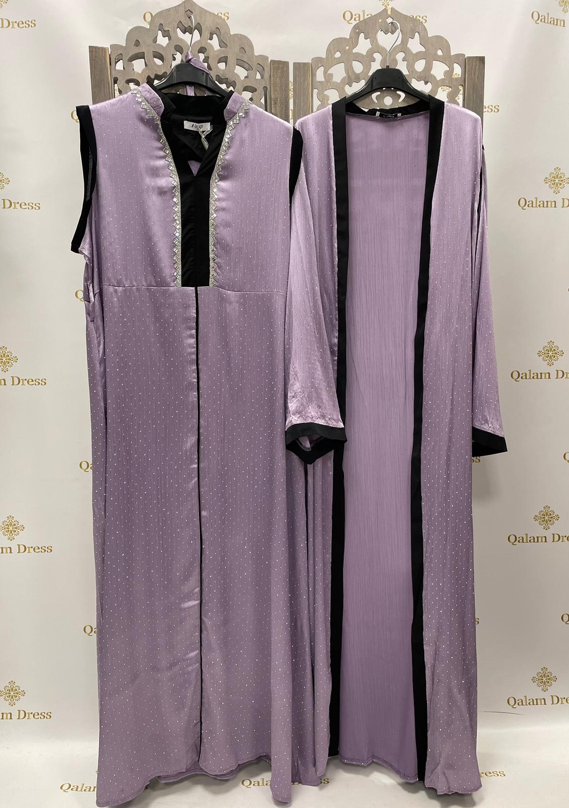 Ensemble caftan Nayra kimono  + sous-robe - Tendance hijab