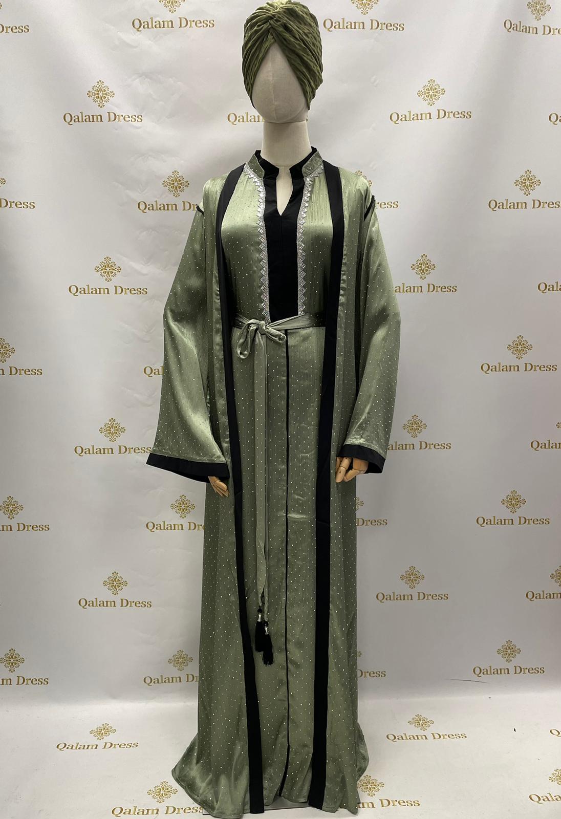 Ensemble caftan Nayra kimono  + sous-robe - Tendance hijab