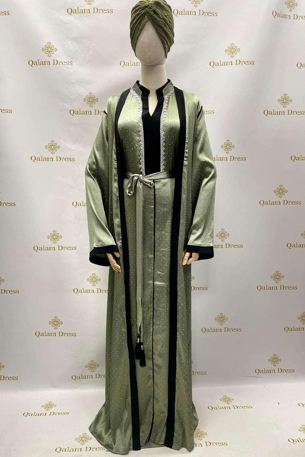 Ensemble caftan Nayra kimono  + sous-robe - Tendance hijab