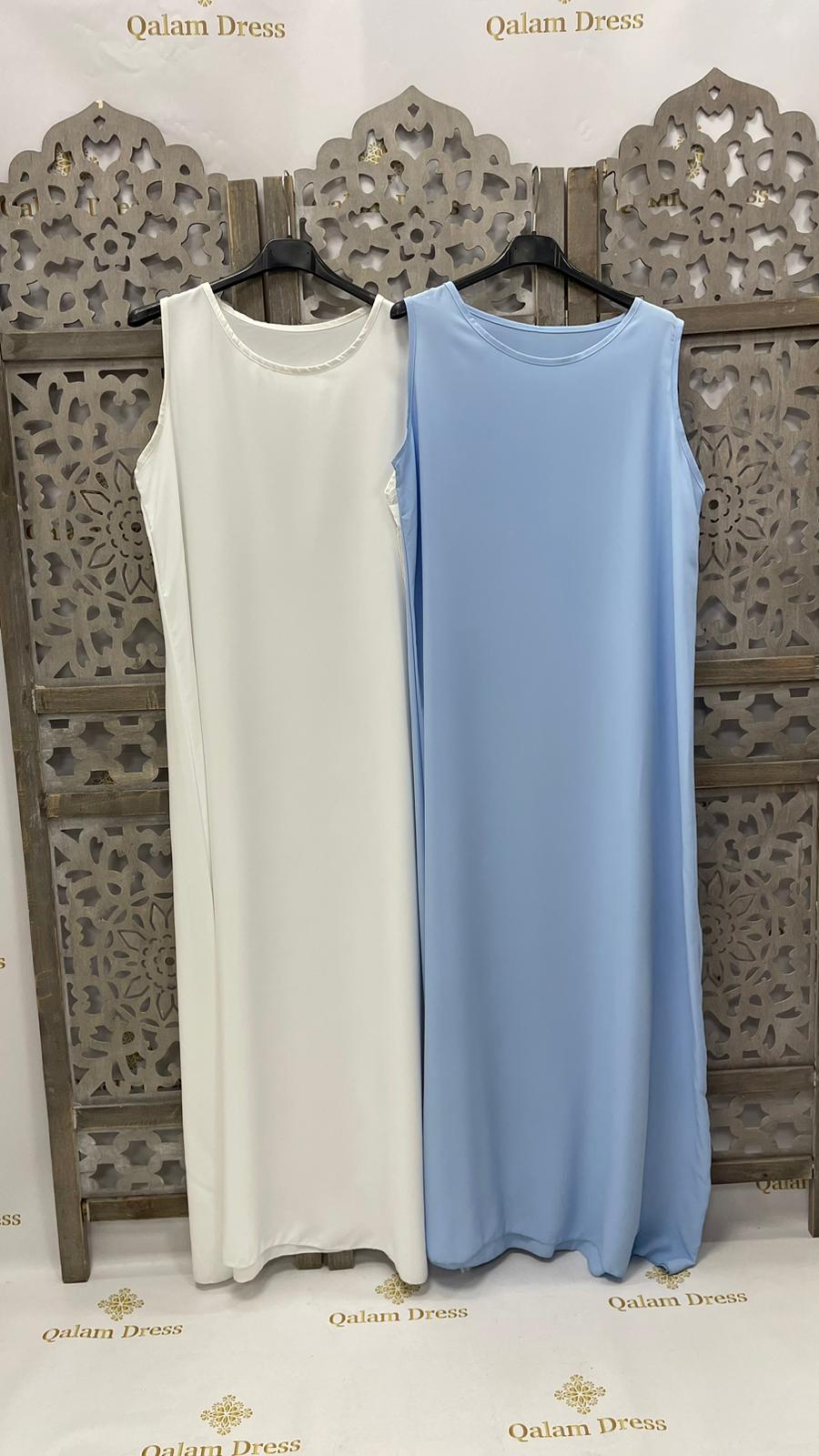 Sous robe sans manches en soie de medine - Tendance Hijab