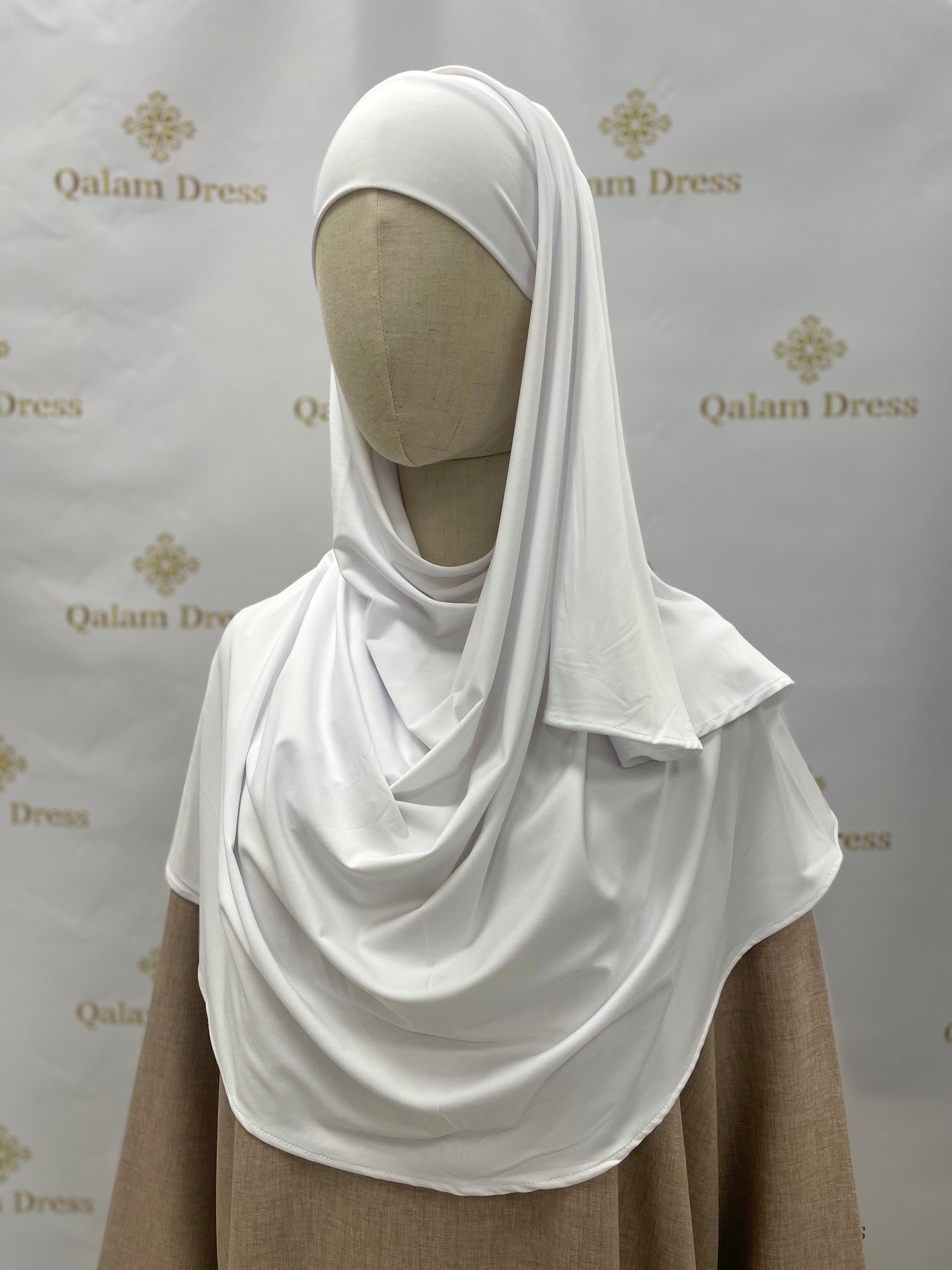 Hijab une pièce Jersey premium demi_lune