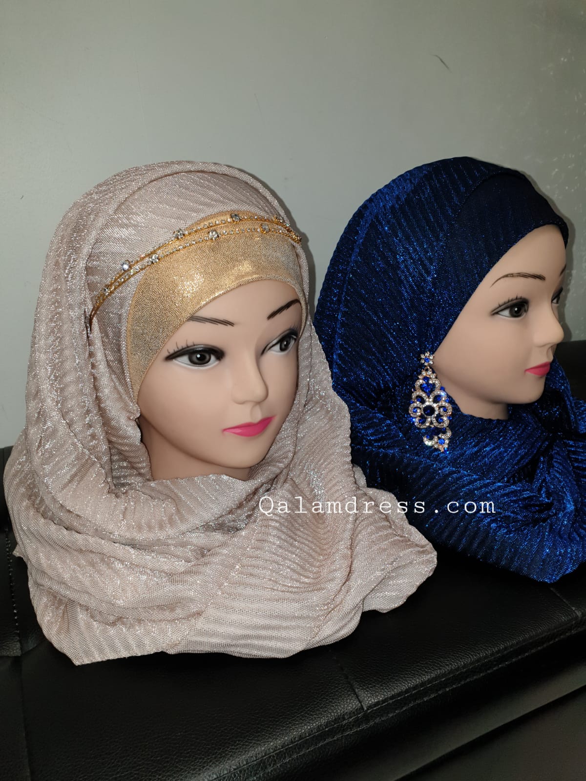 Hijab Gaufré Brillant - luxury