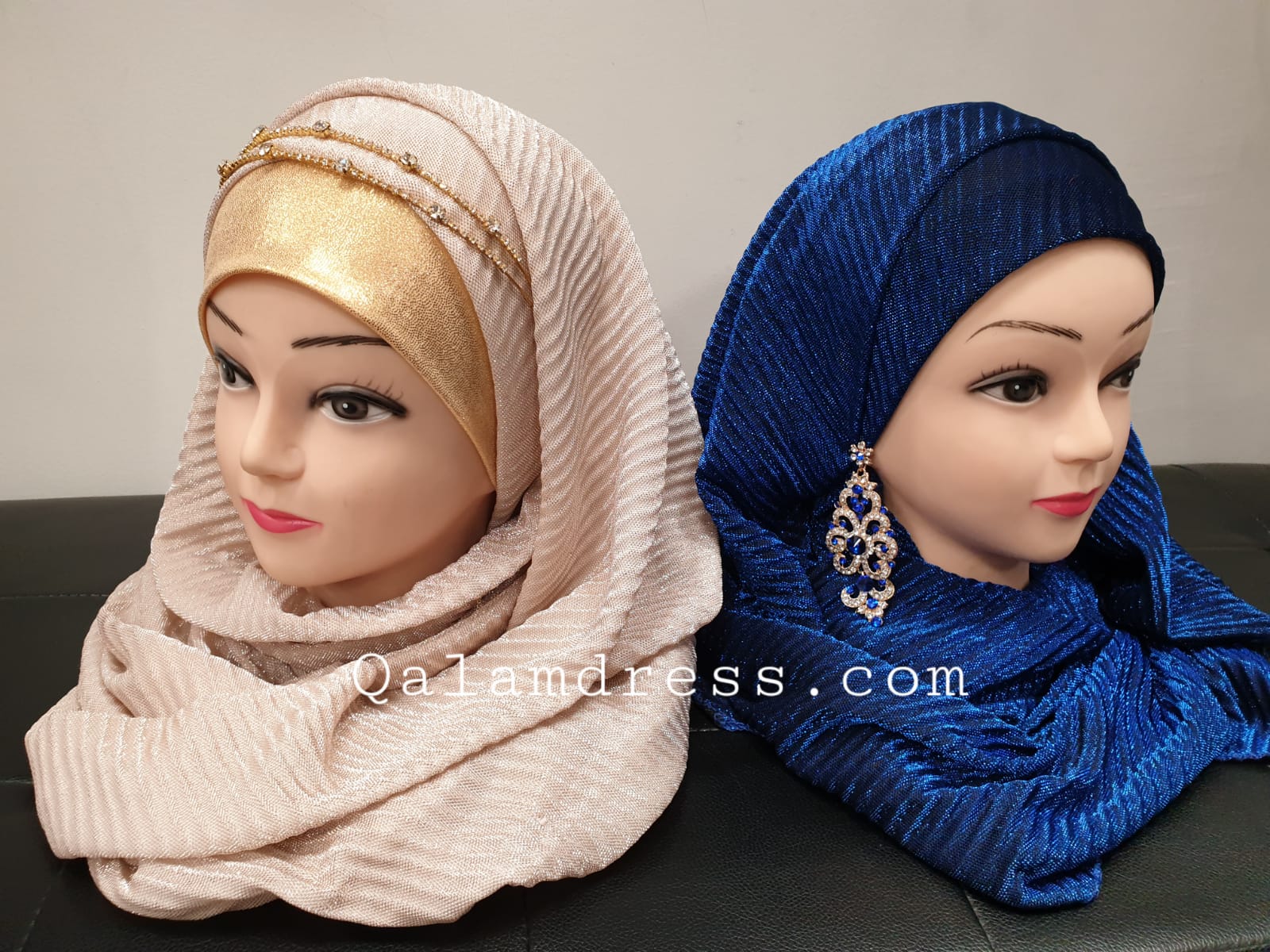 Hijab Gaufré Brillant - luxury