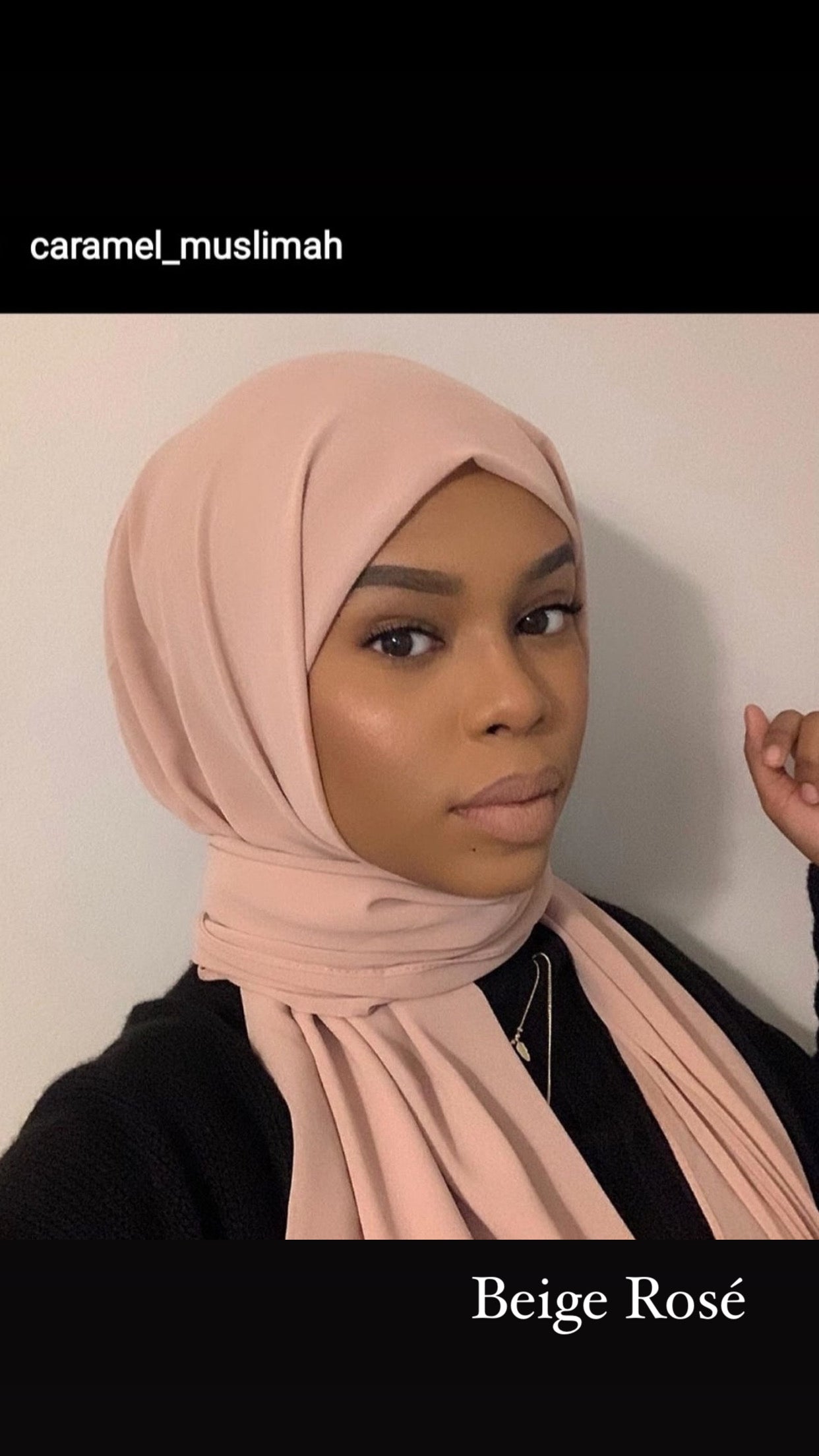 Hijab long large mousseline beige rosé mastour mode modeste modeste fashion manche papillon Robe du soir soirée mariage évenement demoiselle d'honneur abaya hijeb hijab tunique jilbeb mode modeste fashion qalam dress boutique musulmane femme voilées hijab france robe abaya blanche