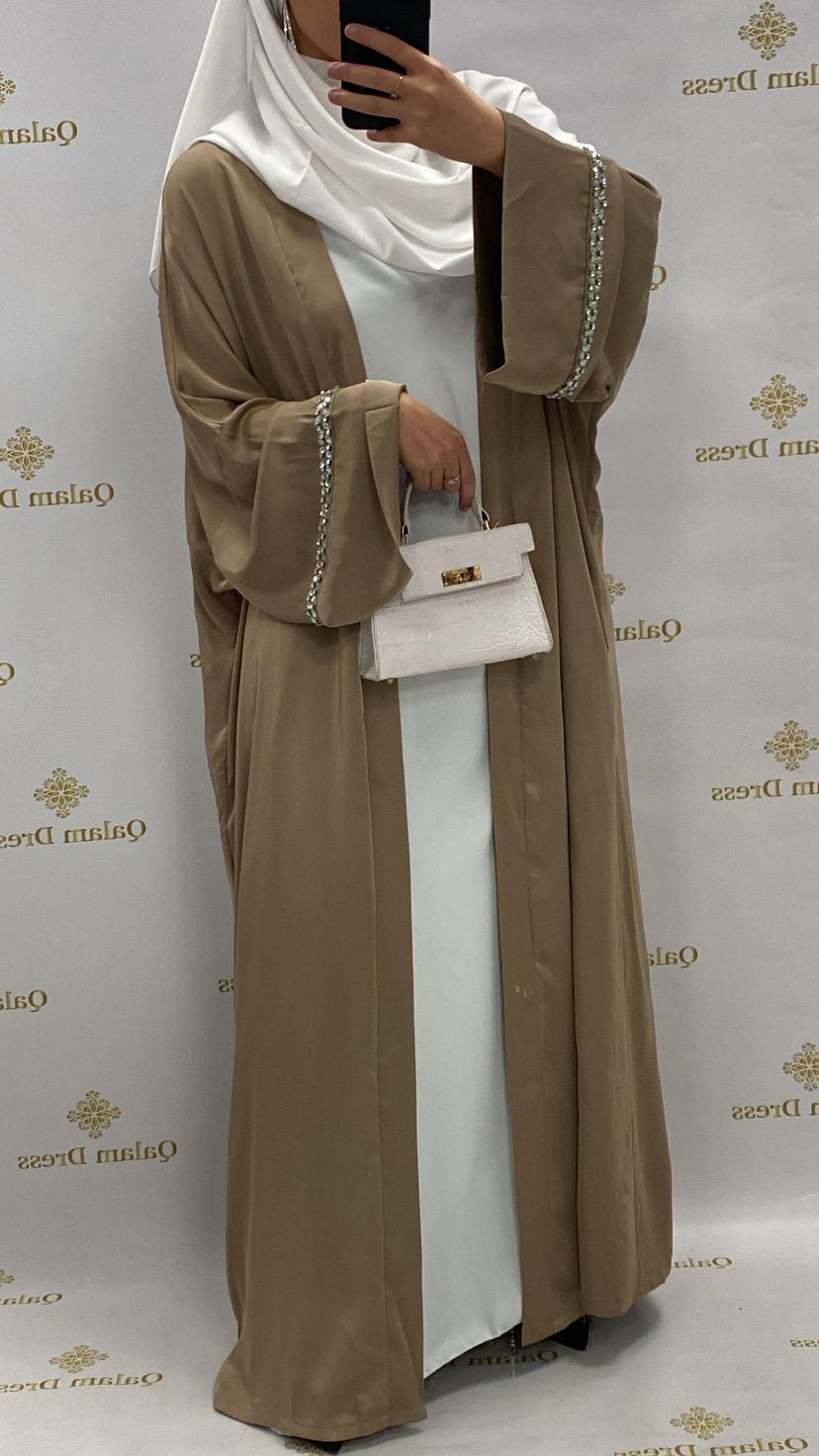abaya hijeb hijab tunique jilbeb mode modeste fashion qalam dress boutique musulmane femme voilées hijab france robe abaya blanche