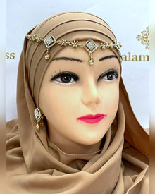 Parure El Najma, ensemble de bijoux de cérémonie de Qalam Dress