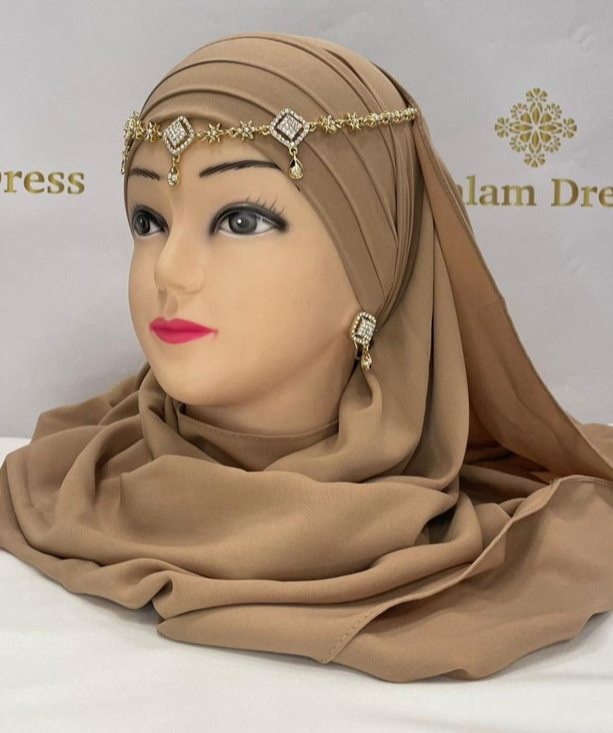 Parure Bijoux de tête El Najma