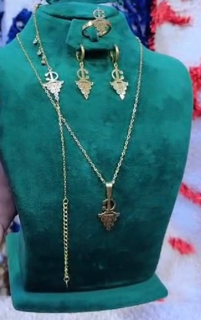 Parure Berbère "Amazigh" - Tendance Hijab