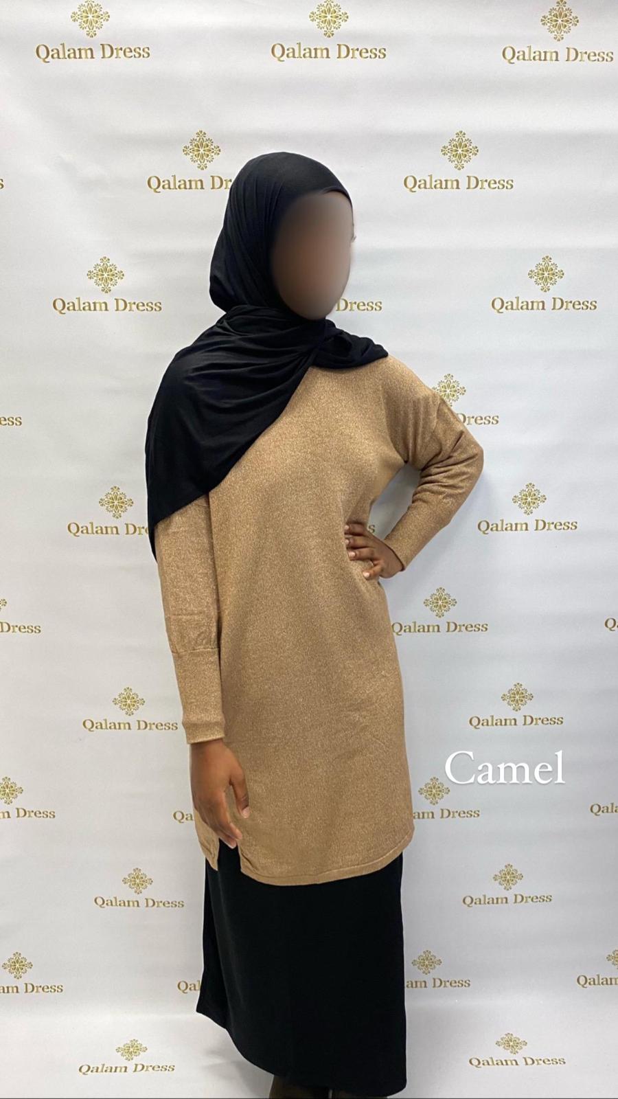 Pull long pailleté  - Tendance Hijab
