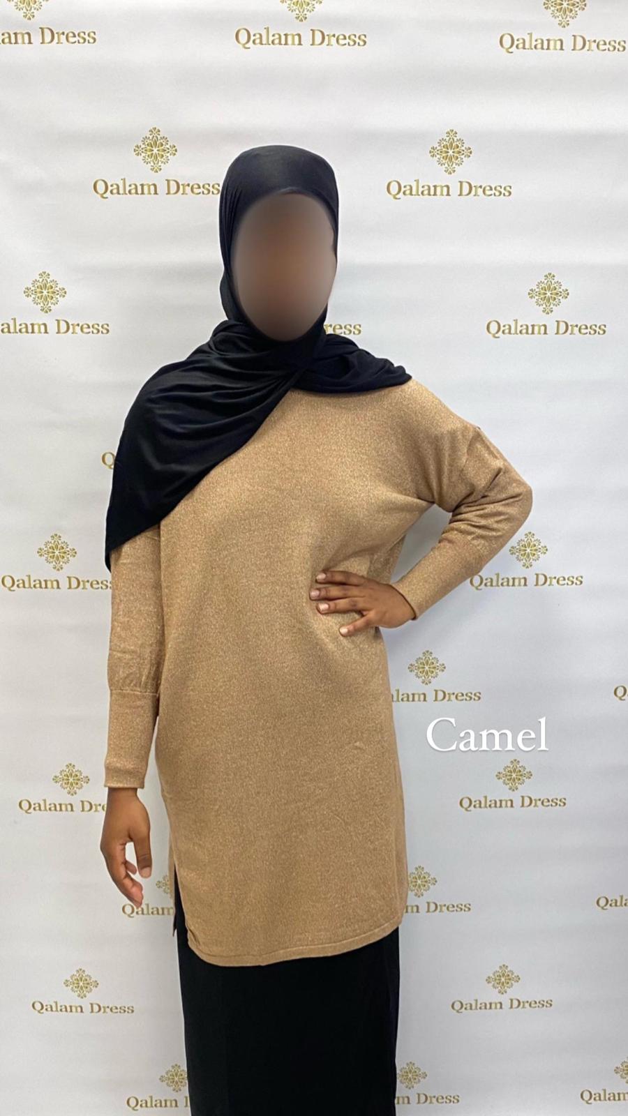 Pull long pailleté  - Tendance Hijab