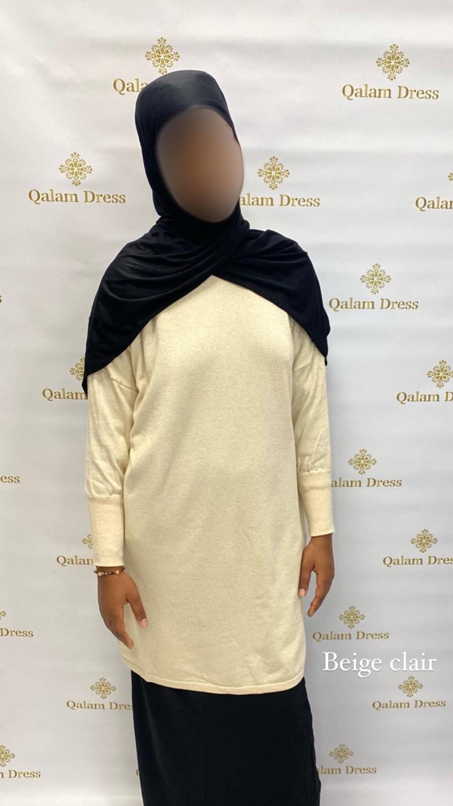 Pull long pailleté  - Tendance Hijab