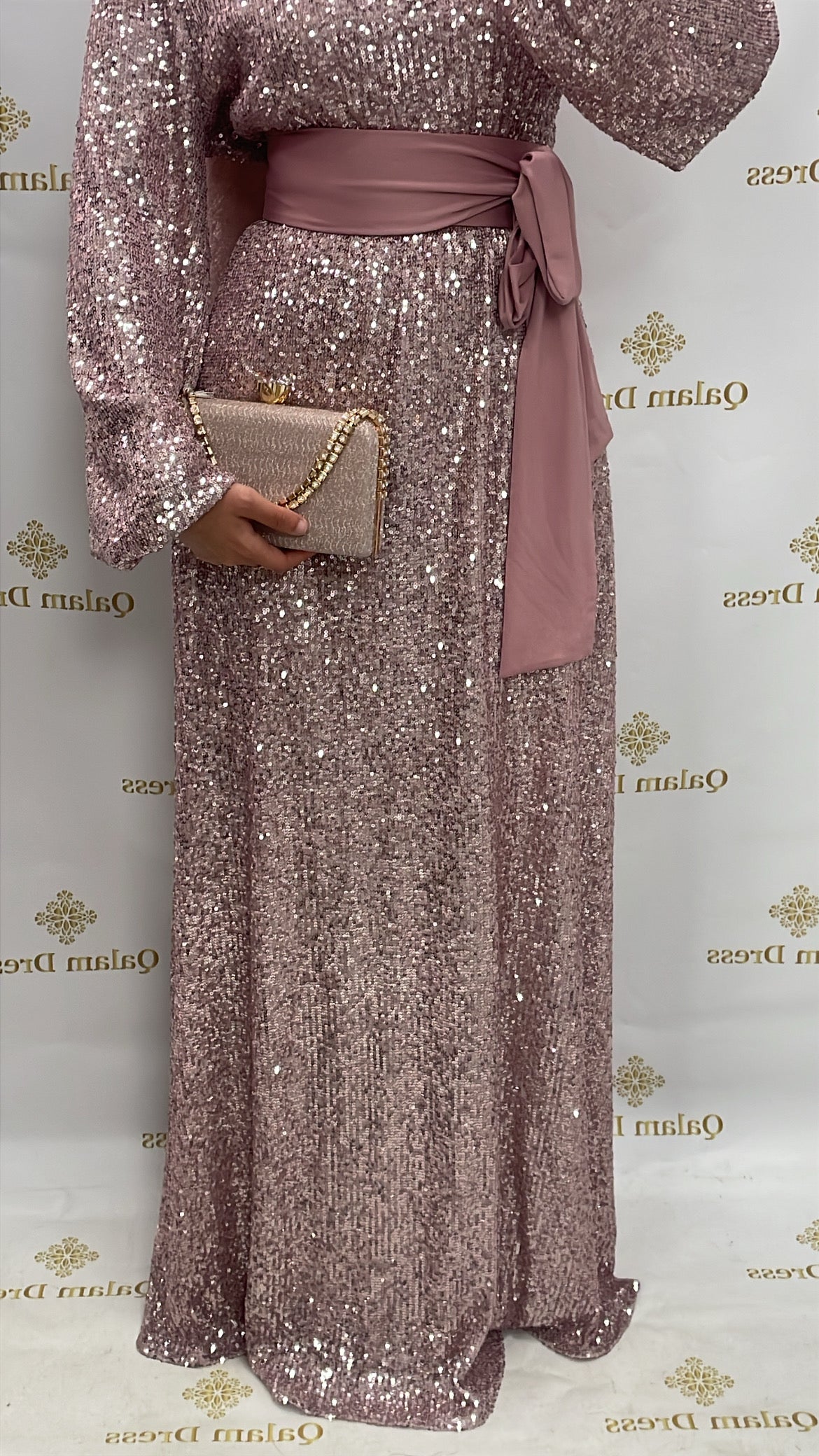  Robe sequin Alysha copper hijab mode modeste