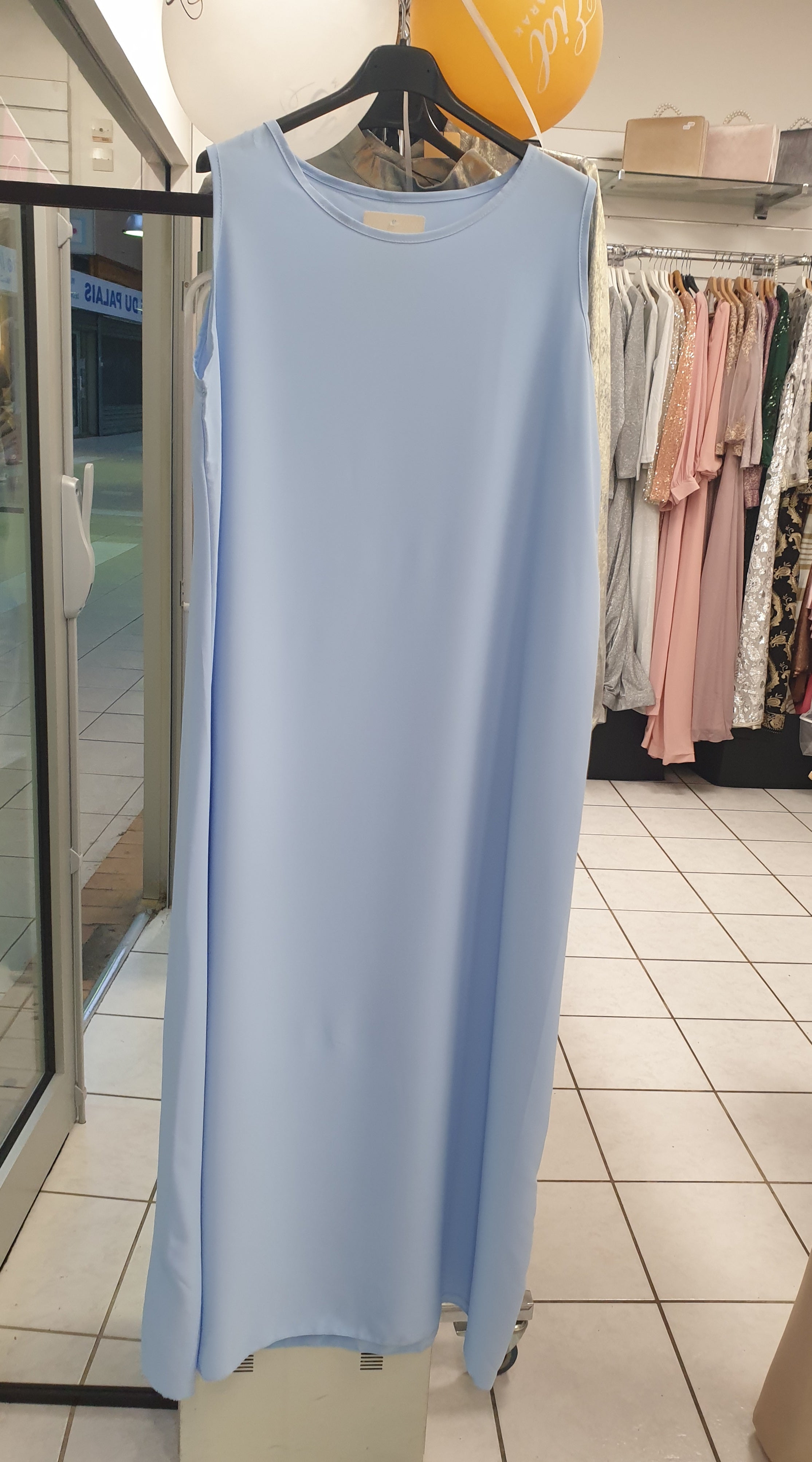 Sous robe sans manches en soie de medine - Tendance Hijab