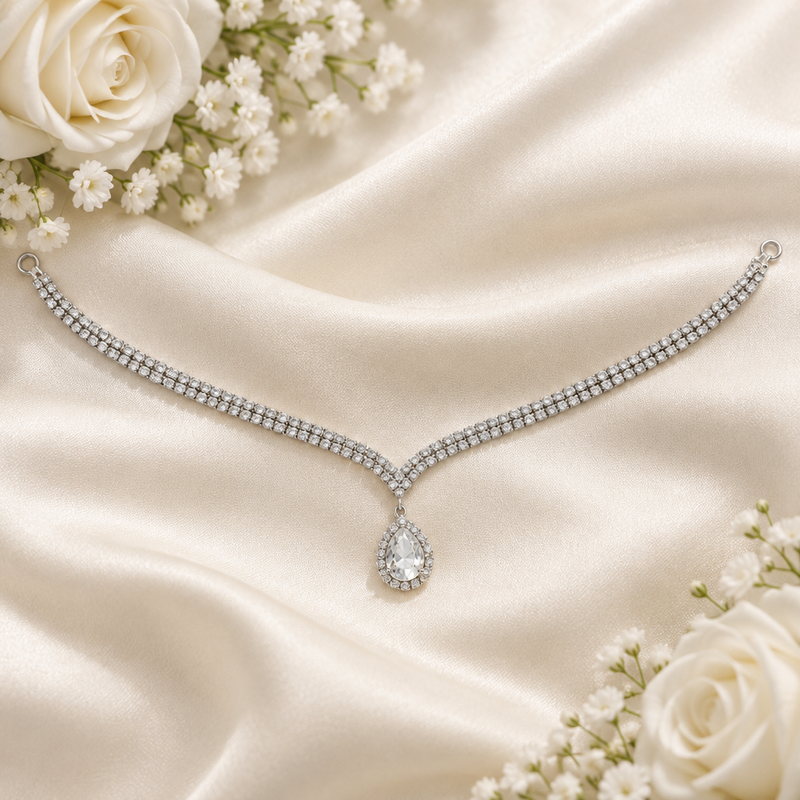 Bijou de tête à pendentif frontal