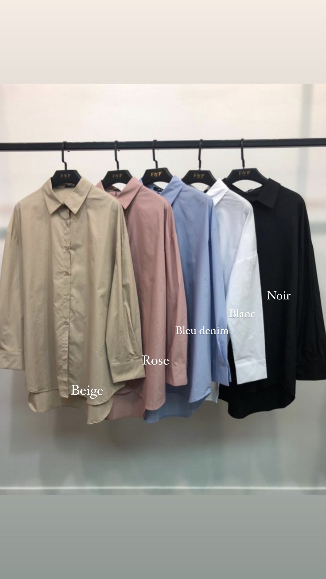 chemise droite rose bleu blanc mode modeste fashion mastour qalam dress