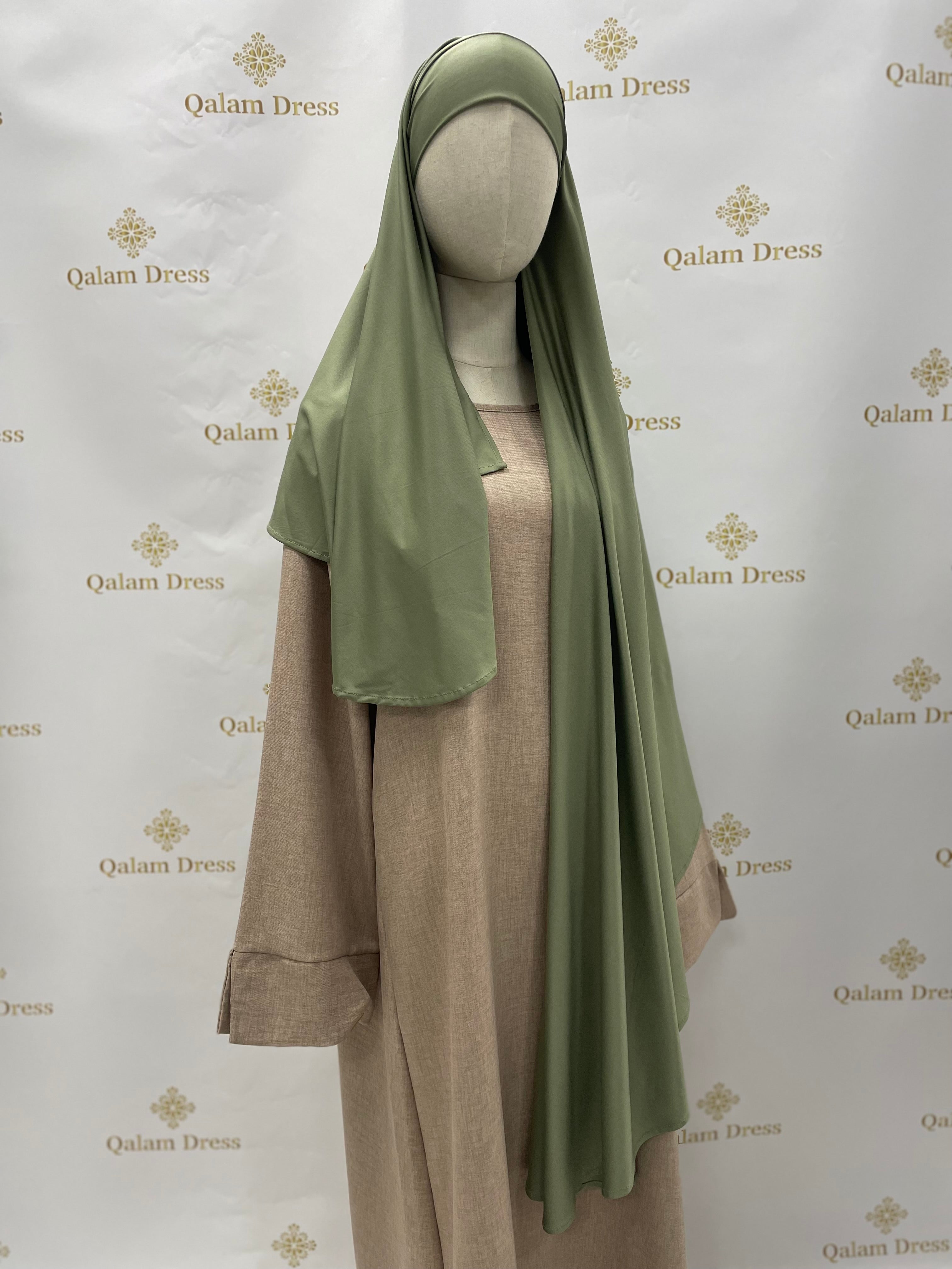 Hijab une pièce Jersey premium demi_lune