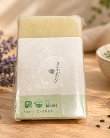 Emballage du savon surgras nigelle lavande argile verte