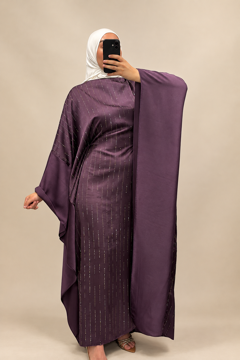 Abaya faracha papillon 🦋 a strass