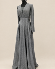 Robe de soirée Marwa à coupe évasée pour mariage