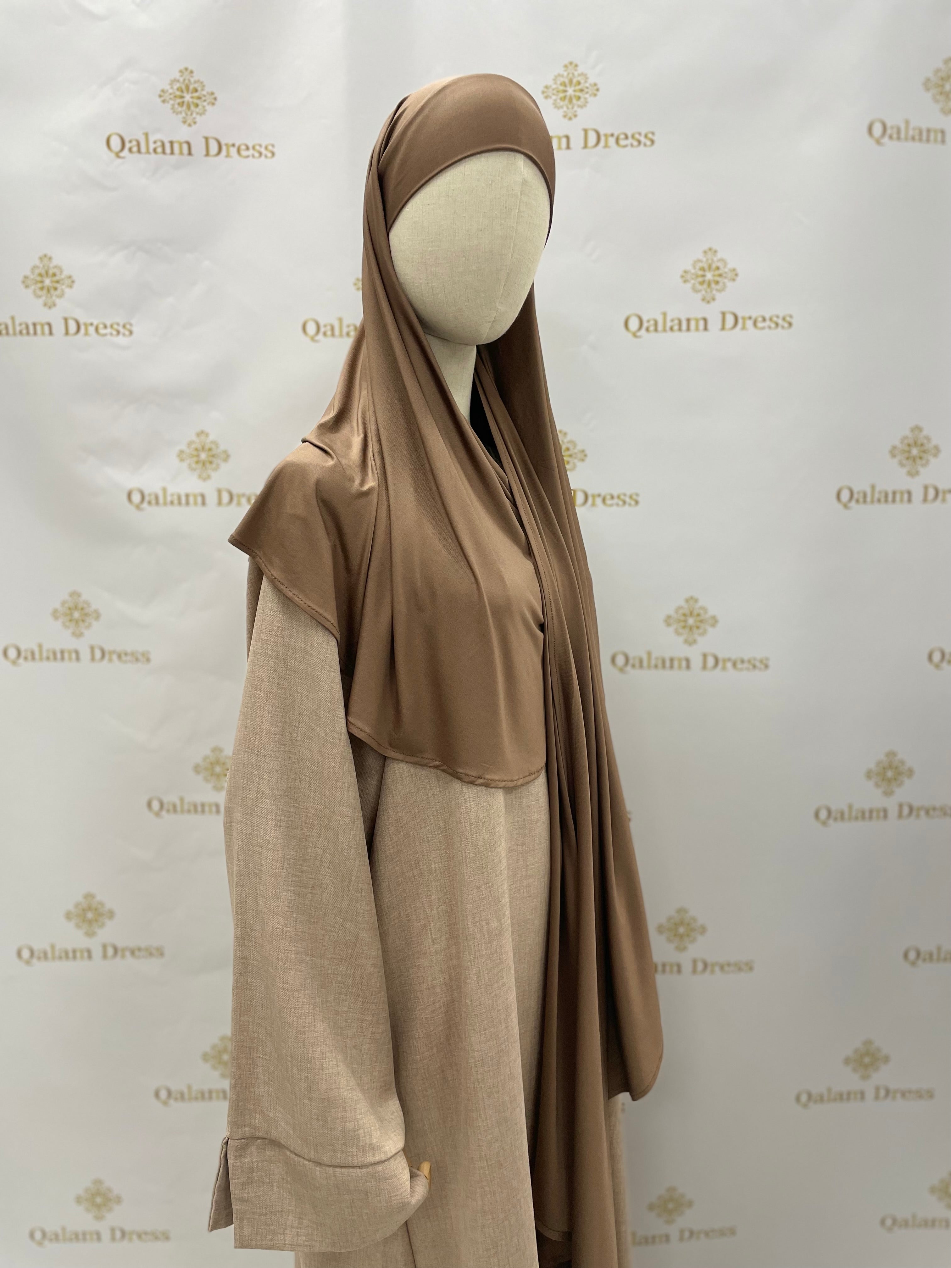 Hijab une pièce Jersey premium demi_lune