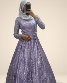 Robe de soirée Najah lila