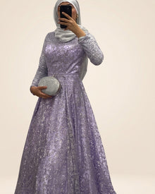 Robe de soirée Najah lila