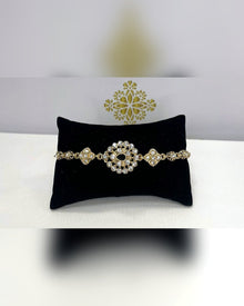 parure bracelet doré mariage
