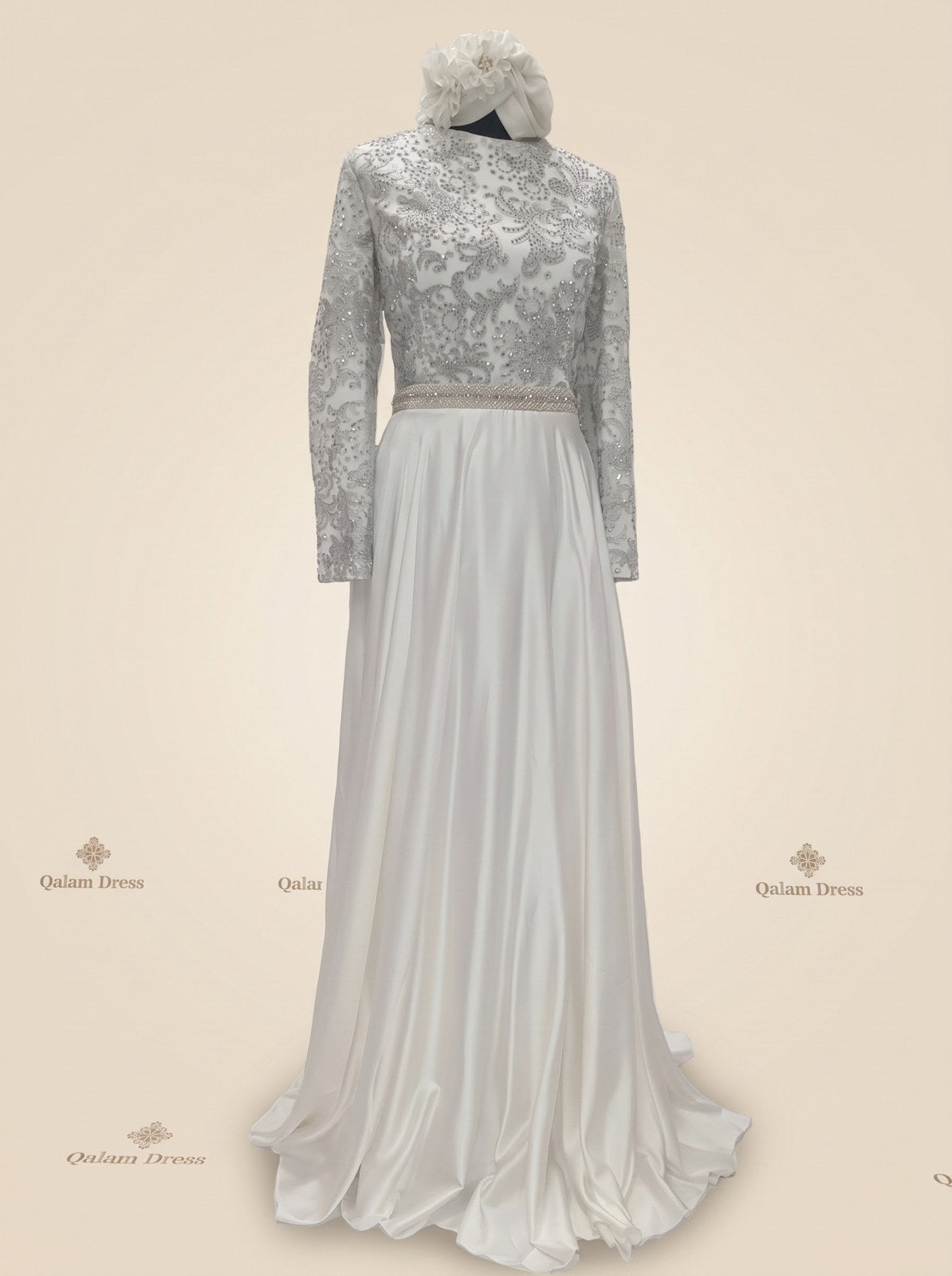 Robe de soirée Sanaa blanche