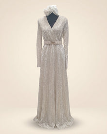 Robe de soirée Zahra strass