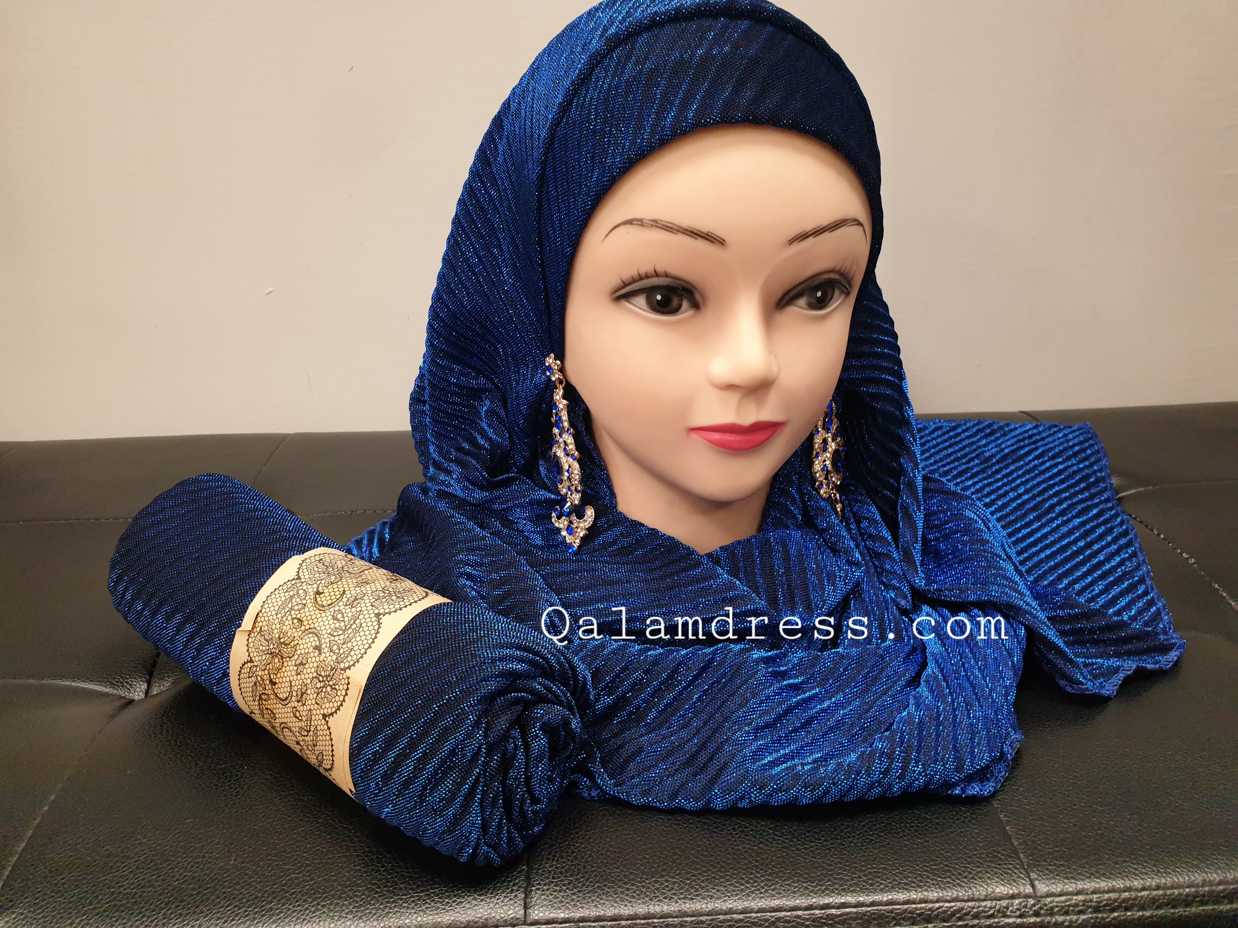 Hijab Gaufré Brillant - luxury