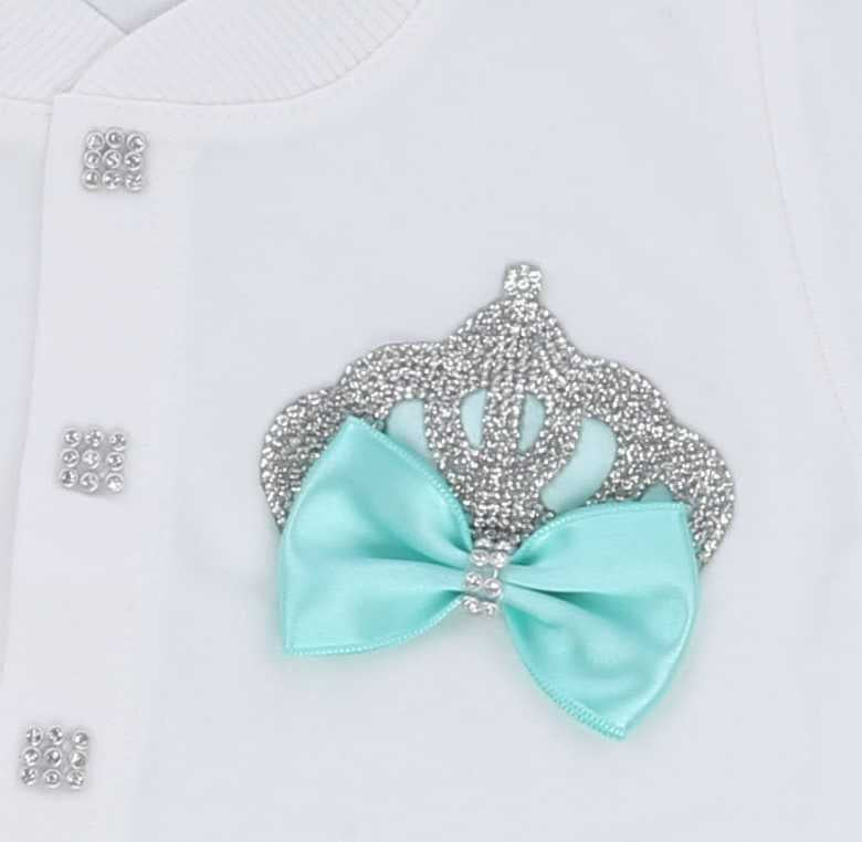 Ensemble bébé Cristal Luxury - TURQUOIS Lumineux - Tenues de fêtes & Circoncision  3 Pièces / Garçon