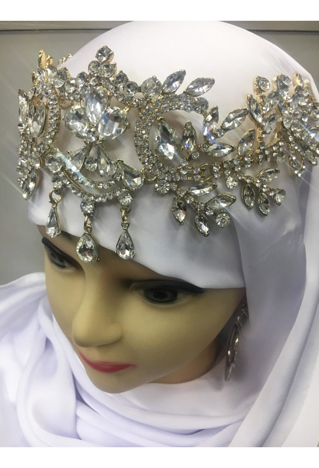 bijoux de front kenza doré abaya hijab tunique jilbeb mode modeste fashion boutique musulmane