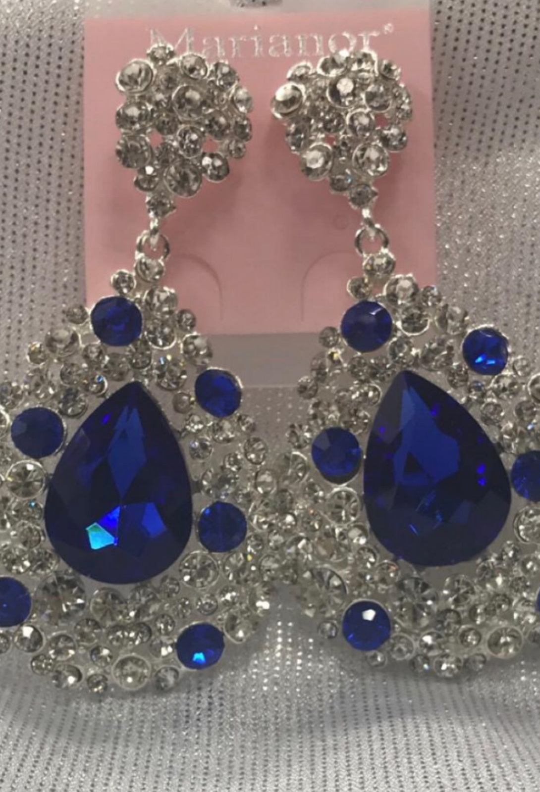 boucle d'oreilles kahina argent bleu abaya hijab tunique jilbeb mode modeste fashion boutique musulmane femmes voilées