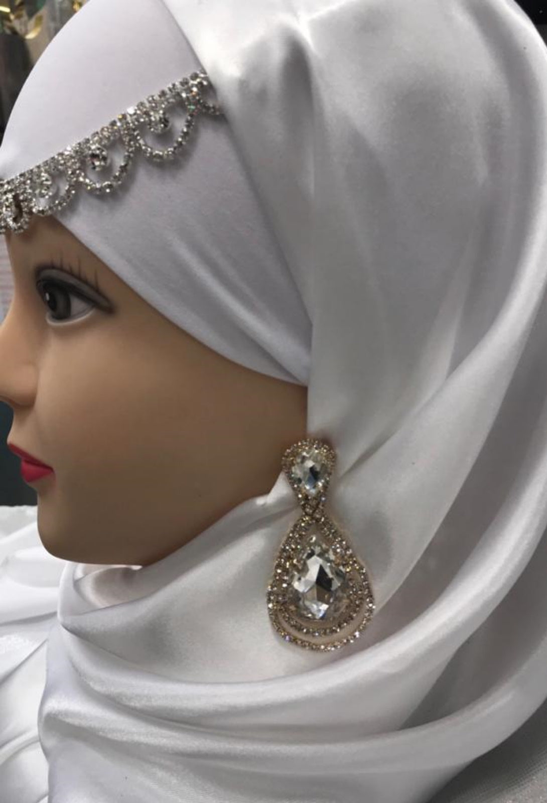 boucle d'oreilles nazyra doré abaya hijab tunique jilbeb mode modeste fashion boutique musulmane femmes voilées