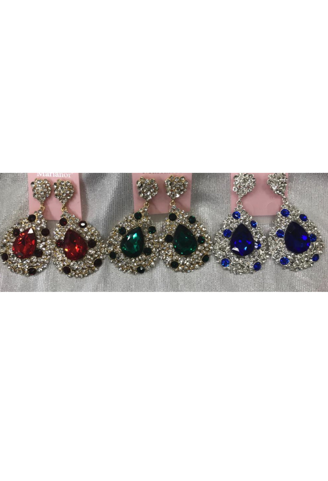 boucle d'oreilles kahina argent rouge, argent vert, argent bleu abaya hijab tunique jilbeb mode modeste fashion boutique musulmane femmes voilées
