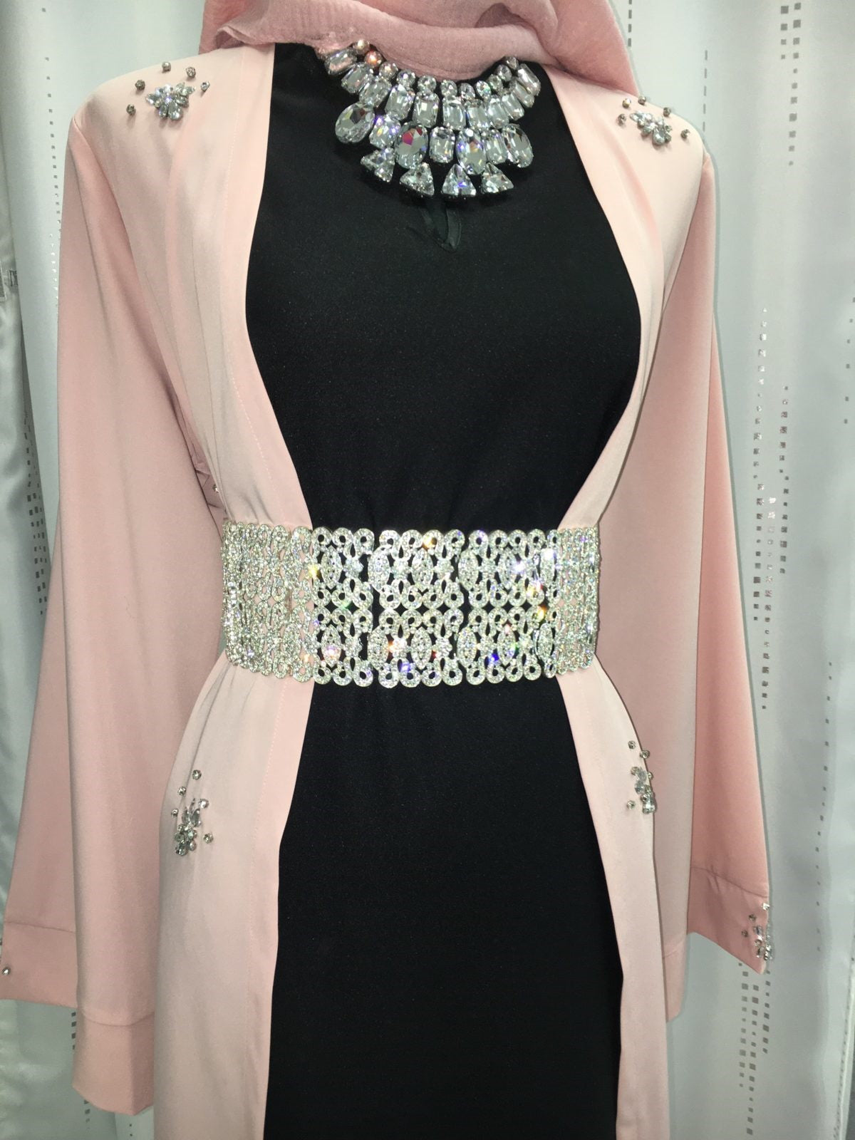 Ceinture de caftan orientale doree mariee mariage evenement fetes accesoires de chez qalam dress