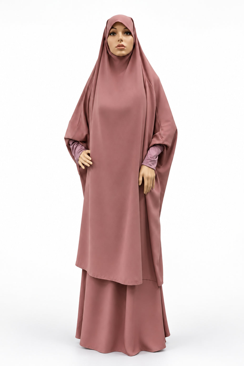 Jilbeb jilbab jupe rose abaya hijab tunique jilbeb mode modeste fashion boutique musulmane femmes voilées
