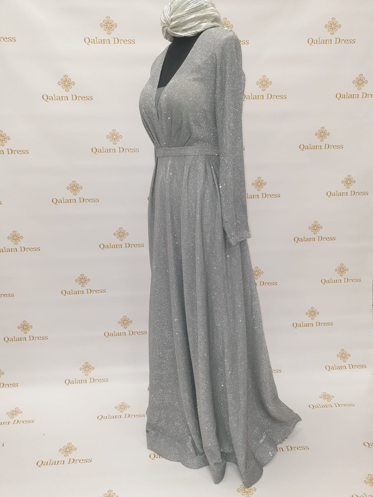 Robe de soirée Mariage Marwa abaya hijeb hijab tunique jilbeb mode modeste fashion qalam dress boutique musulmane femme voilées hijab france robe abaya blanche