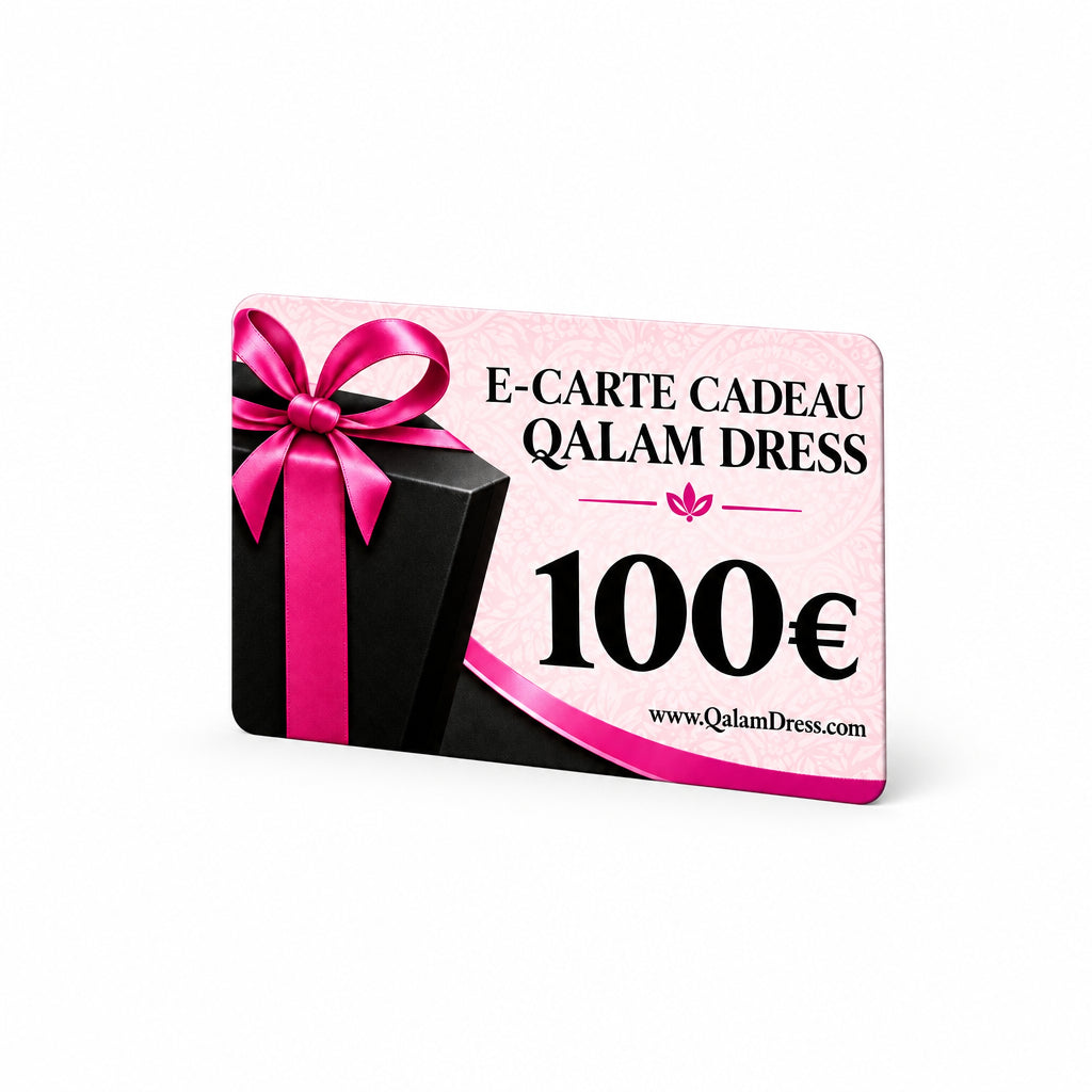carte cadeau en ligne abaya hijab tunique jilbeb mode modeste fashion boutique musulmane femmes voilées