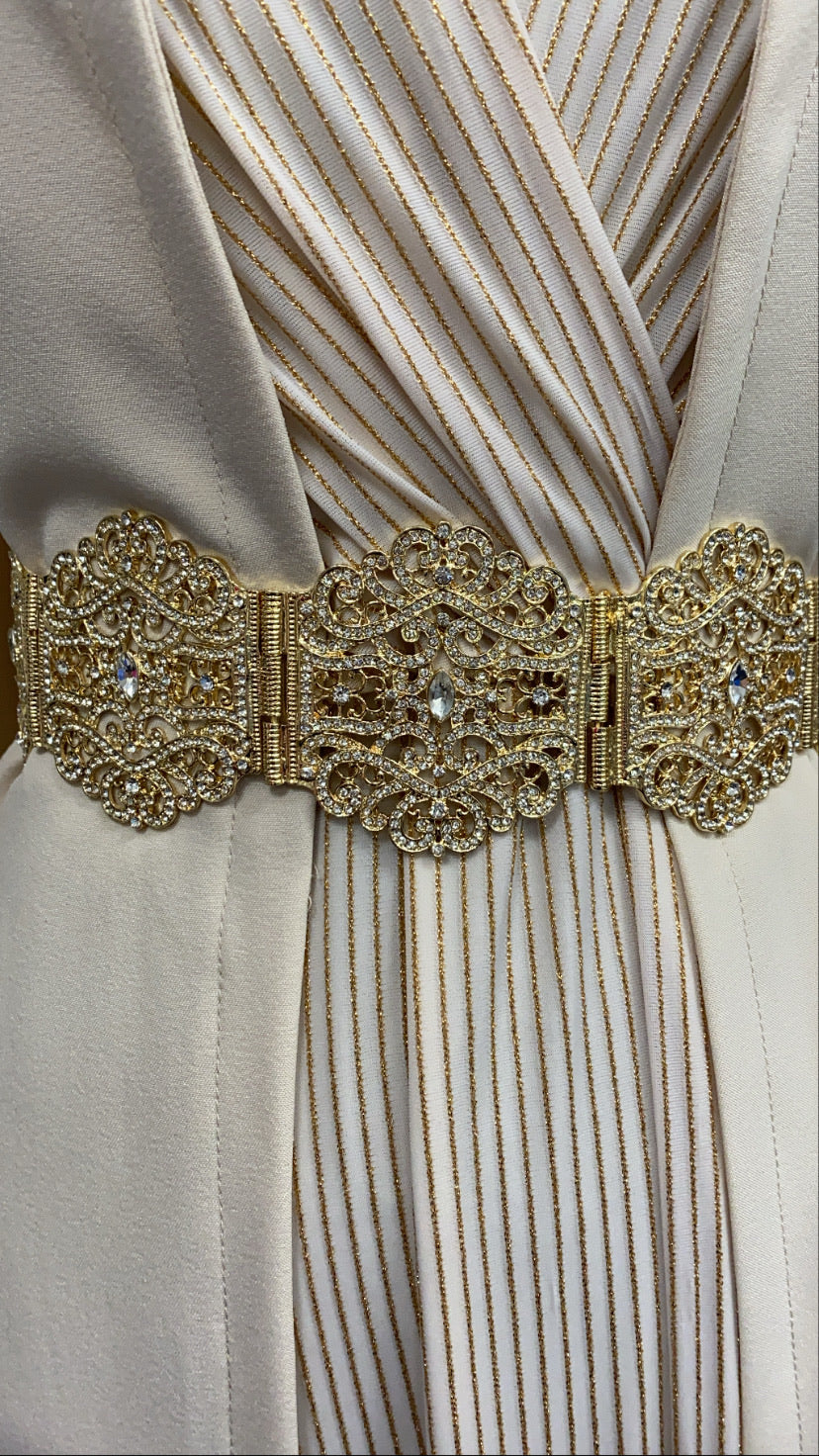 Ceinture de caftan  sofiana doré
