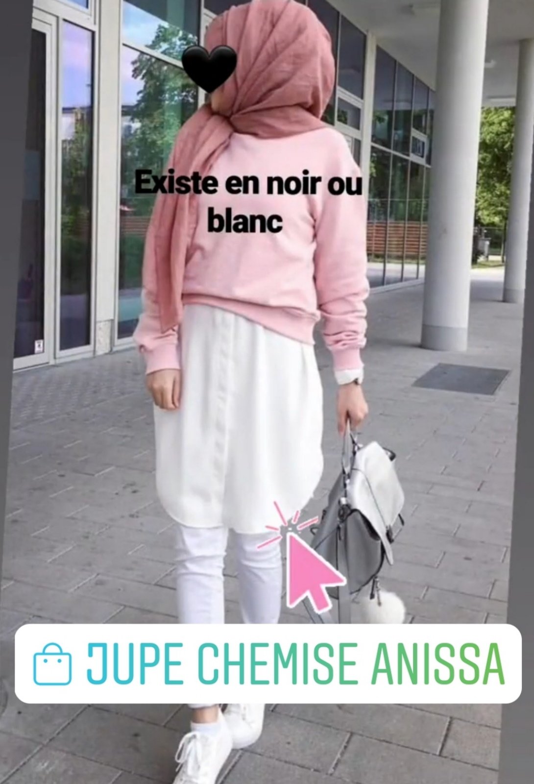 jupe blanc abaya hijab tunique jilbeb mode modeste fashion boutique musulmane femmes voilées