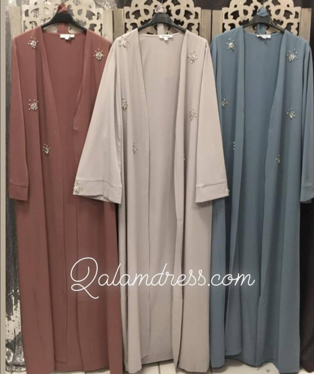kimono hijab hijeb robe ensemble hijab à enfiler hijab une pièce tunique jilbeb mode modeste fashion qalam dress boutique musulmane abaya pas cher
