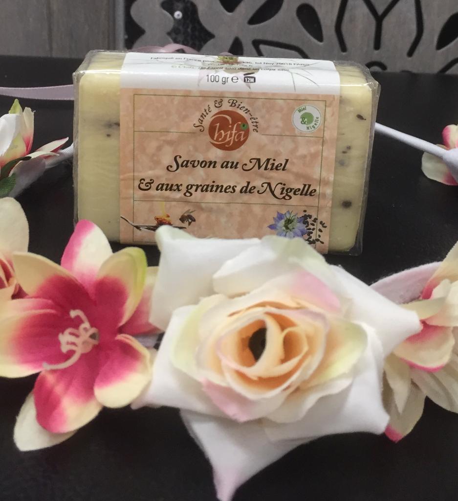SAVON au Miel et Aux graines de Nigelle